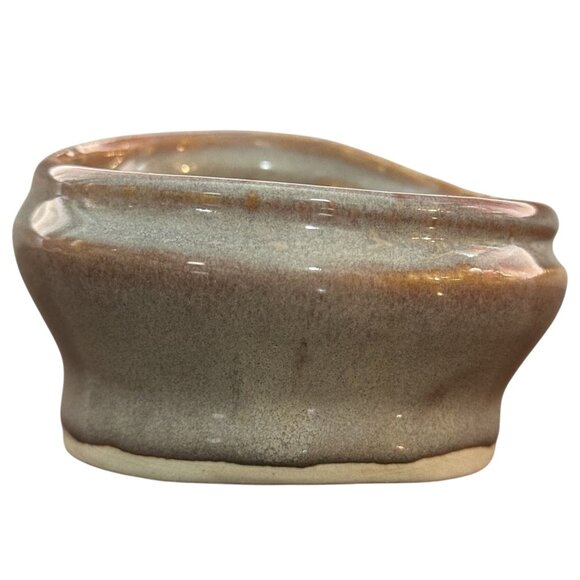 Handmade Studio Pottery Trinket Bowl Wabi Sabi Approx 2" tall x 3.5" wide - Picture 4 of 6